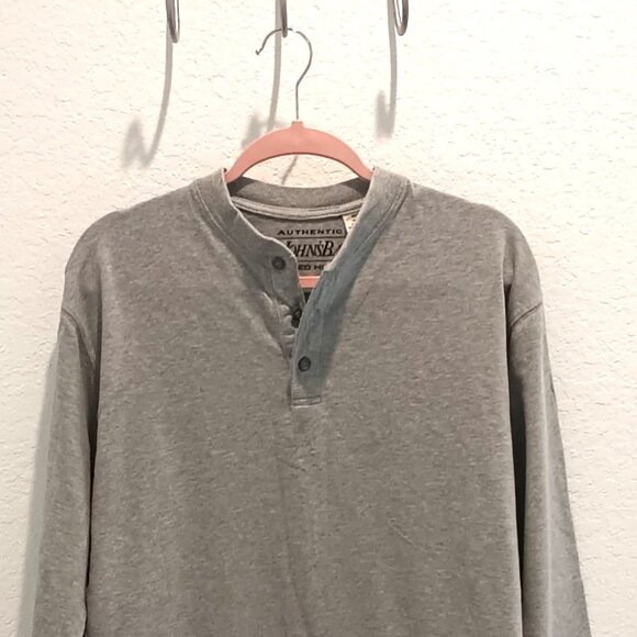 St. John’s Bay long sleeve henley shirt - Picture 1 of 4